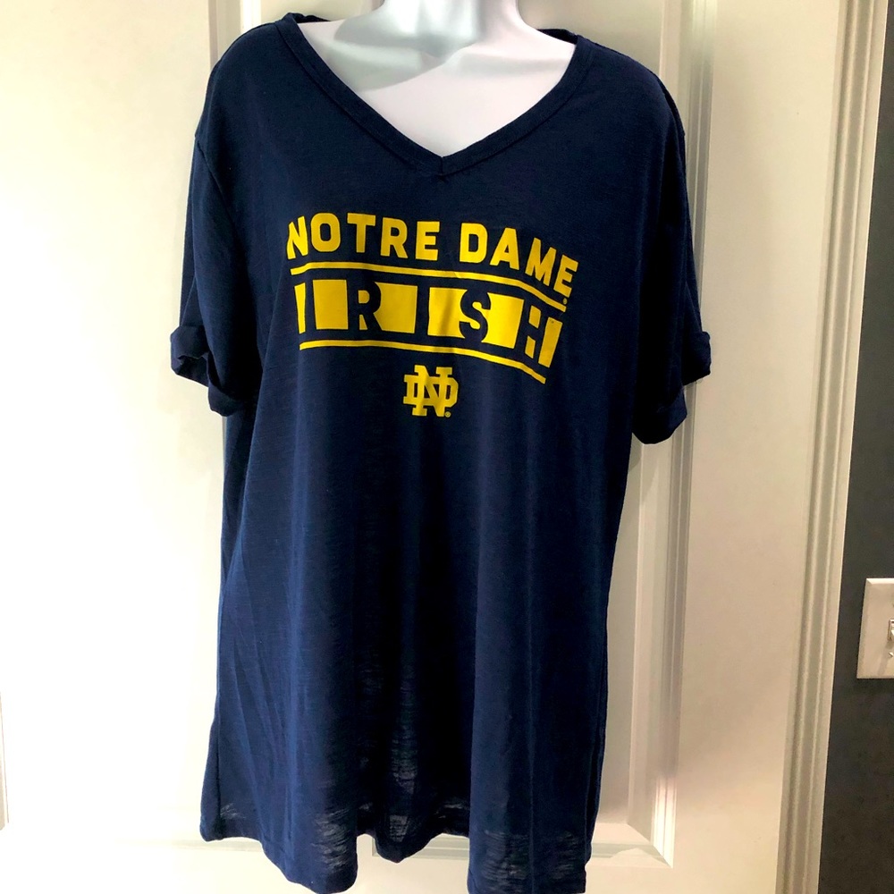 0048 NWT Norte Dame short sleeve T